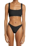 Hunza G Crinkle 2-piece Swimsuit In Black