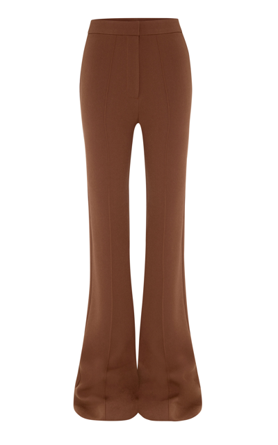 Alex Perry Women's Aldrich Stretch Crepe Pants In Brown