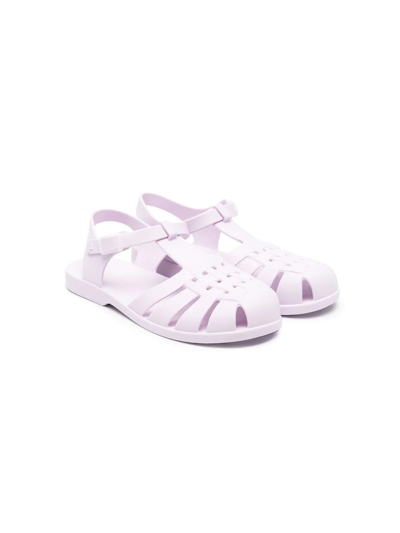 Tiny Cottons Kids' Cut-out Jelly Sandals In Purple