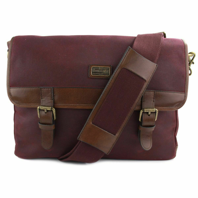 Pre-owned The British Belt Company Langdale Messenger Bag In Premium Waxed Twill, Bodybag, Manbag, Real Leather