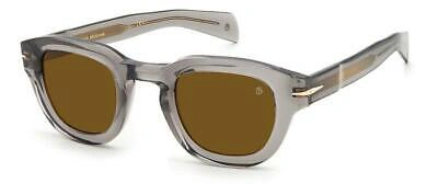 Pre-owned David Beckham Sunglasses Db 7062/s Kb7/70 Grey Brown Man