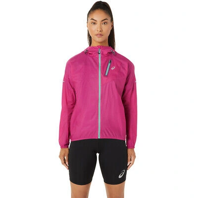 Pre-owned Asics Womens Fujitrail Jacket Top Pink Sports