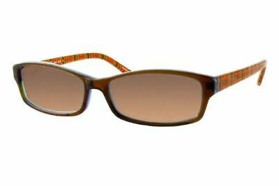 Pre-owned Eddie Bauer Reading Sunglasses - 8245 In Azure With Brown Tint 2.00