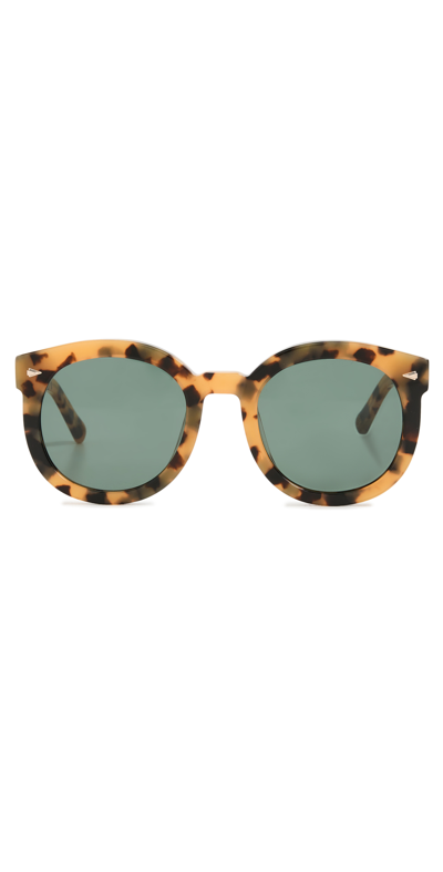 Karen Walker Super Duper Strength 22 B Sunglasses In Tort