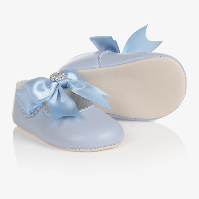 Early Days Baypods Babies' Girls Blue Pre-walker Shoes