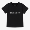 Givenchy Logo Print T-shirt In Black