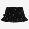 MOLO BLACK COTTON BUCKET HAT