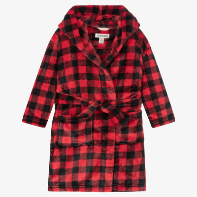 Little Blue House By Hatley Babies'  Red Check Bathrobe