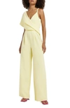 RIVER ISLAND DRAPE ASYMMETRIC WIDE LEG JUMPSUIT