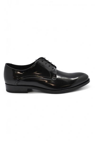 Alberto Luxury Shoes For Men   Black Patent Leather Lace Up Shoes