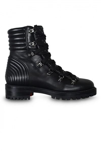 Christian Louboutin Women's Luxury Boots   Louboutin Mad Boots In Black Leather