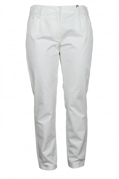 Prada Trousers In White