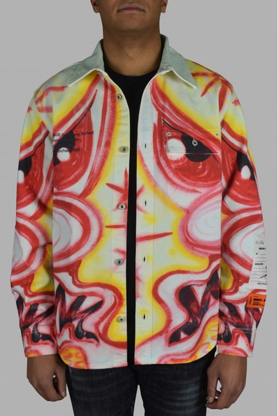 Heron Preston Multicolored Denim Jacket In Multi-colored