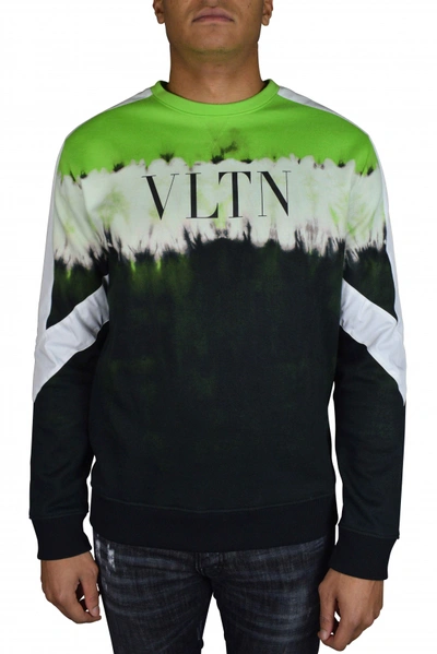 Valentino Printed Sweater In Black
