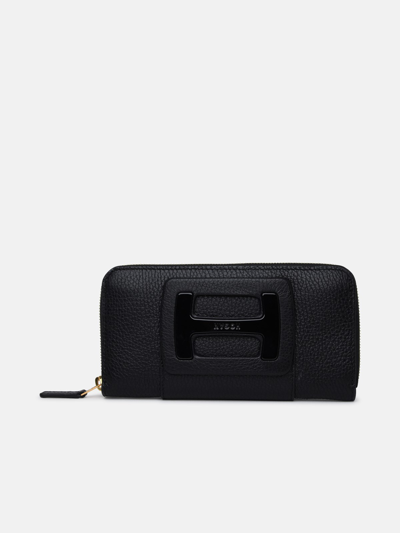 Hogan Leather Wallet In Black