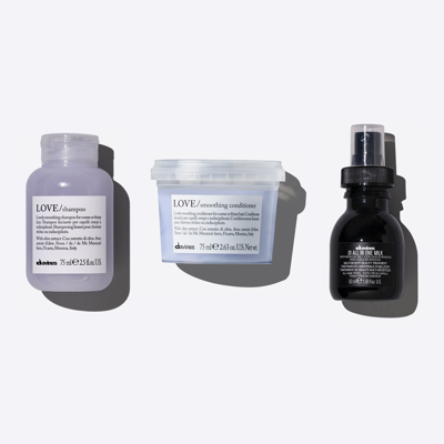 Davines Love Smoothing + Oi Signature Travel Set Kit