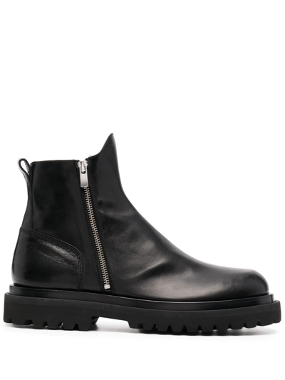 Officine Creative Ultimate Leather Boots In Black