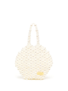 0711 Pearl Tote Bag In Yellow