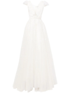 JENNY PACKHAM SEQUIN-EMBELLISHED FLARED TULLE GOWN