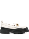 SEE BY CHLOÉ LYLIA CONTRAST-SOLE LOAFERS