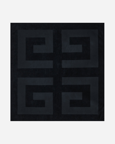 Givenchy Logo Square Towel In Black
