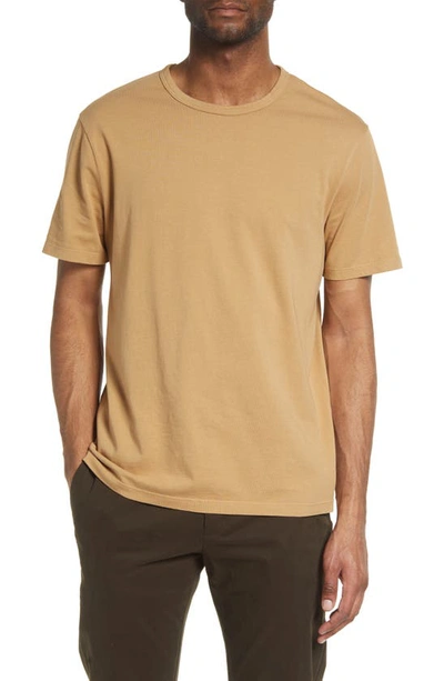 Vince Solid T-shirt In New Camel