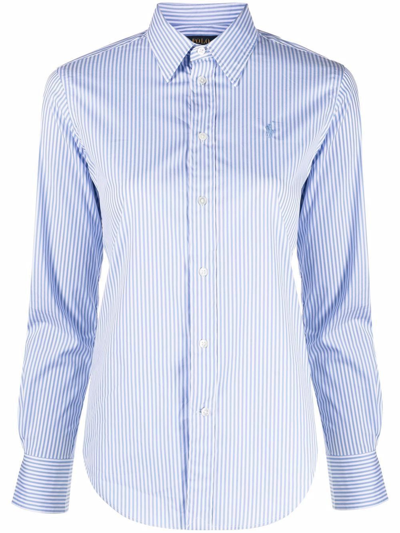 Polo Ralph Lauren Camicia A Righe Classic-fit In Light Blue | ModeSens