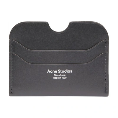 Acne Studios Elmas Large Card Holder In Black