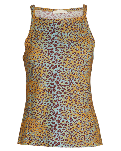 Ulla Johnson Sidney Leopard-print Cotton Camisole In Multi