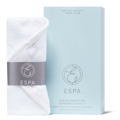 Espa Dual Action Cotton Cleansing Cloths (set Of 3)