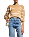 RAG & BONE PIERCE STRIPED CASHMERE SWEATER