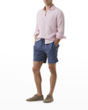 Rodd & Gunn Men's Seaford Linen Pocket Sport Shirt In Wild Rose
