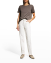 EILEEN FISHER HIGH-RISE STRETCH DENIM JEANS