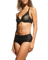 Natori Beyond Convertible Contour Bra In Black Cafe