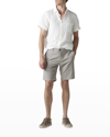 Rodd & Gunn The Peaks Cotton-blend Over-dyed Classic Fit Shorts In Stone