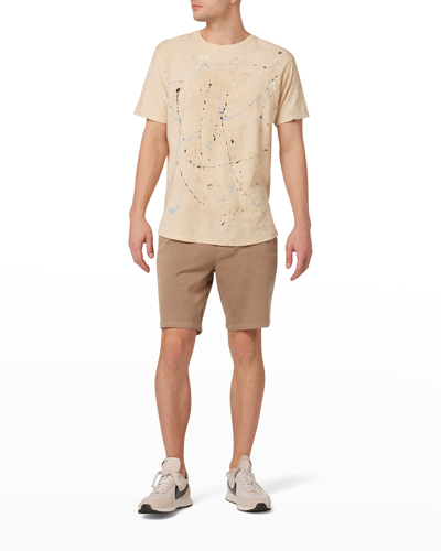 Hudson Men's Solid Chino Shorts In Coffee