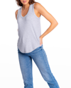 Pj Salvage Text Essential Tank In Heather Grey