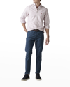 Rodd & Gunn Straight Leg Stretch Cotton Pants In Bluestone