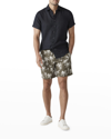 Rodd & Gunn Men's Totara Creek Printed Swim Shorts In Sage