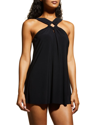 Magicsuit Square Cut Beverly Wire-free Swim Dress In Black