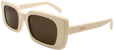 Celine Cl40213u 25e Square Sunglasses In Brown