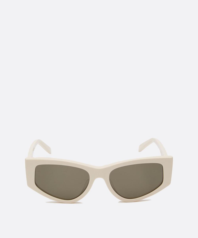 Celine Graphic Cat-eye Sunglasses In Cream