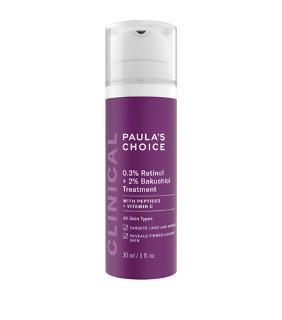 Paula's Choice Clinical 0.3% Retinol + 2% Bakuchiol Treatment 1 oz/ 30 ml In Multi