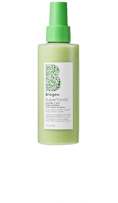 Briogeo Superfoods™ Avocado + Kiwi Mega Moisture 3-in-1 Leave-in Conditioner, Detangler + Uv Protection Spra In Beauty: Na