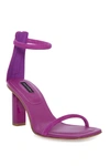 Natori Glow Suede Sandal In Orchid