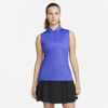 Nike Women's Dri-fit Victory Sleeveless Golf Polo In Blue
