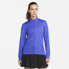 Nike Women's Dri-fit Uv Victory Full-zip Top In Blue