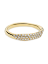 IPPOLITA WOMEN'S SQUIGGLE 18K YELLOW GOLD & DIAMOND RING