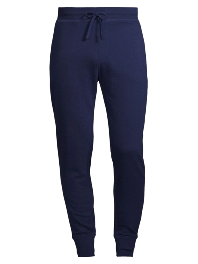 Greyson Bleeker Jogger Trousers In Navy Heather