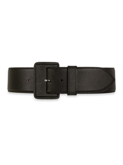 Vaincourt La Merveilleuse Leather Belt In Black